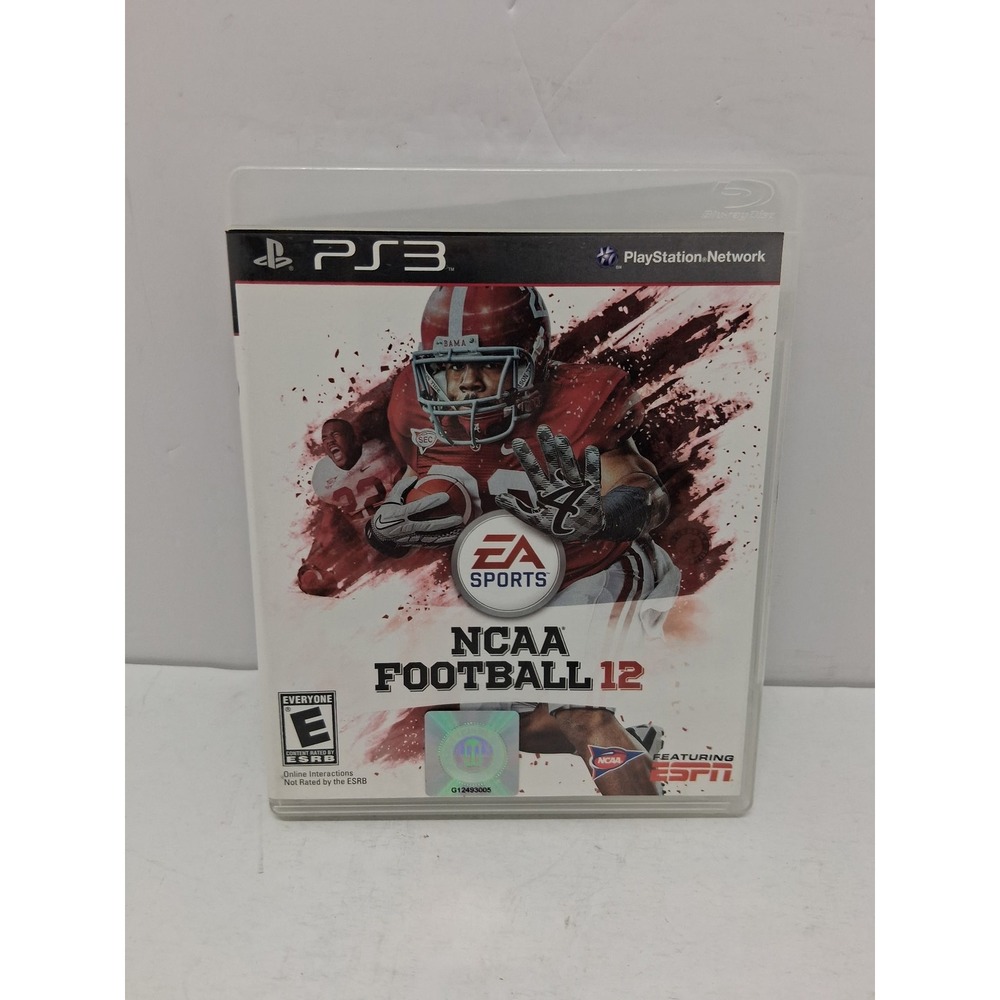 EA Sports NCAA Football 12 Sony PlayStation 3 PS3 Game with Manual Mark Ingram